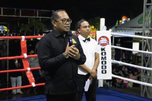 Wabup Kasmidi Bulang Harap Event Tinju Rakyat S5 Lahirkan Bibit Petinju Asli Kutim